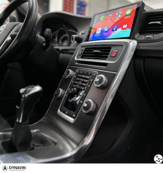 Volvo V60 navigatie 2014-2060 10 inch carkit Android 13 usb met draadloos carplay android auto
