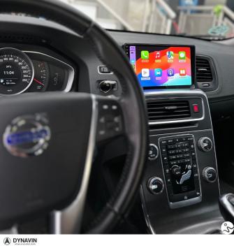 Volvo V60 navigatie 2014-2060 10 inch carkit Android 13 usb met draadloos carplay android auto