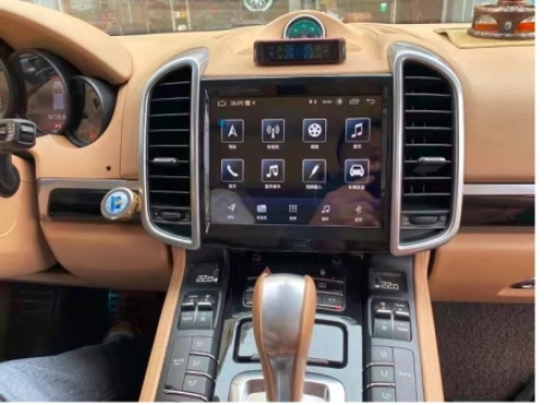 Navigatie Porsche Cayenne 2011-2017 carkit android 10 met apple carplay en android auto