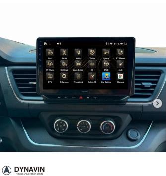 Auto radio navigatie Renault Traffic vanaf 2019 carkit usb draadloos carplay android