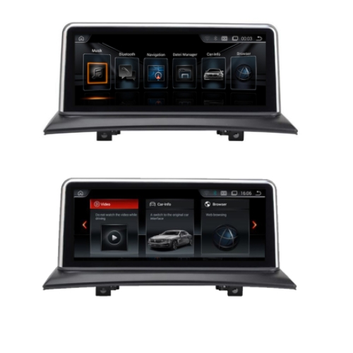 BMW 1-serie E81 t/m E87 navigatie Carplay en Android auto  android 13 