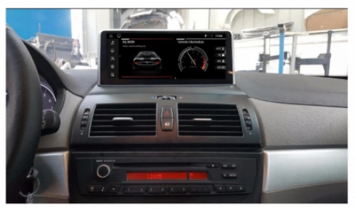 BMW X3 E83 2004-2010 navigatie carkit android 10 met carplay en android auto  10,25 inch