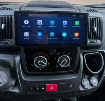 Fiat ducato camper navigatie 2006-2026 draadloos apple carplay android auto android 16 Qualcomm 10.1 inch