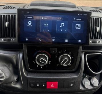 Fiat ducato camper navigatie 2006-2026 draadloos apple carplay android auto android 16 Qualcomm 10.1 inch