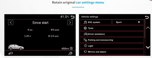 Navigatie skoda fabia vanaf 2014 touch Screen parrot carkit overname boordcomputer android 12 usb 64GB