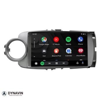 Navigatie toyota yaris Hybride dvd carkit android 12 draadloos apple carplay android auto