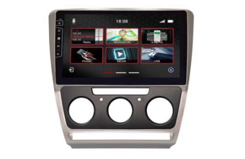 Navigatie skoda octavia II 2004-2013 touch Screen parrot carkit overname boordcomputer TMC Carplay android Auto  