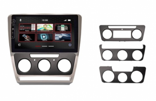 Navigatie skoda octavia II 2004-2013 touch Screen parrot carkit overname boordcomputer TMC Carplay android Auto  