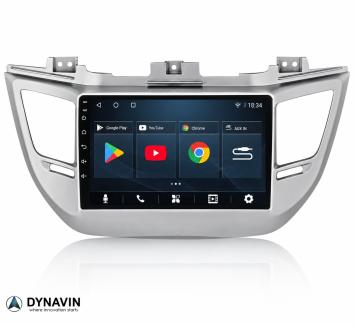 Navigatie Tucson vanaf 2015 android 16 carkit android auto apple carplay usb 10 inch