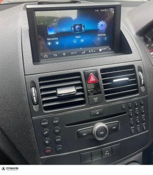 Mercedes C klasse W204 2007-2011 navigatie carkit android 10 usb