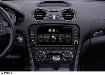 Mercedes SL R230 2001-2012 radio navigatie bluetooth android 12 draadloos apple carplay android auto overname bose
