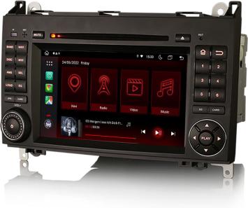 Mercedes sprinter navigatie dvd carkit android 13 draadloos apple carplay android auto usb 64gb