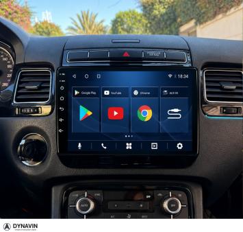 Autoradio navigatie vw touareg 2010-2018  carkit draadloos carplay en android auto overname Dynaudio