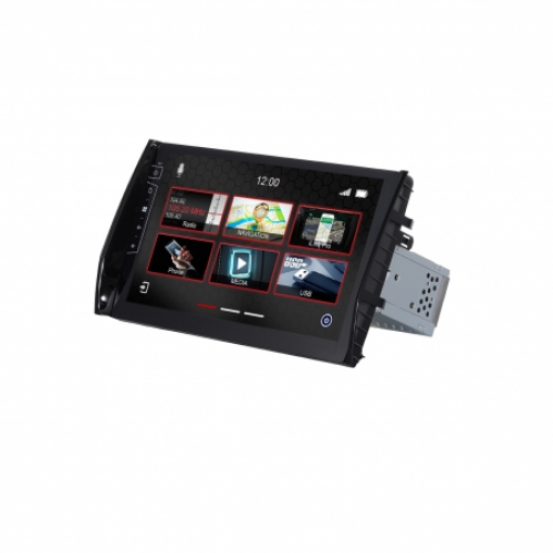 Navigatie skoda  kodiaq touch Screen parrot carkit overname boordcomputer TMC Carplay android Auto TMC 