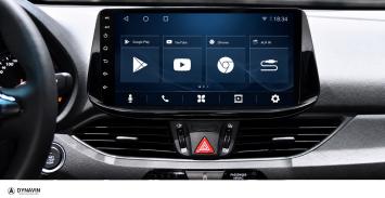 Navigatie Hyundai I30 vanaf 2017 android 12 carkit android auto apple carplay usb