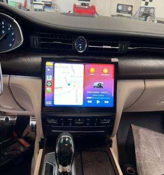 Maserati Quattroporte 2013-2016 autoradio navigatie draadloos Android auto en Apple CarPlay