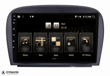Navigatie Mercedes SL R230 2001-2011 navigatie carkit android apple carplay usb bose