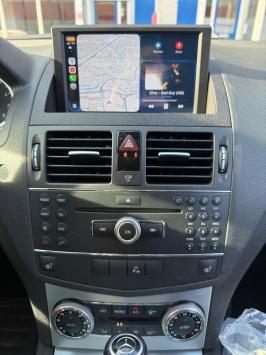 Mercedes C klasse W204 2007-2011 navigatie carkit android apple carplay android auto