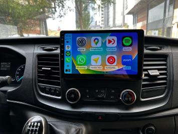 autoradio navigatie Ford transit custom 2020-2024 carkit usb draadloos carplay android 13
