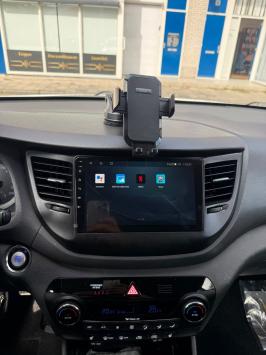 Navigatie Tucson vanaf 2015 android 16 carkit android auto apple carplay usb 10 inch
