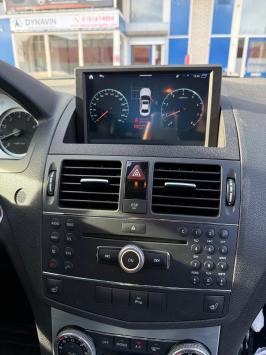 Mercedes C klasse W204 2007-2011 navigatie carkit android apple carplay android auto