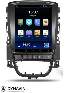 Navigatie Opel Astra J 2009-2015 radio carkit 10,4 inch android draadloos carplay android auto
