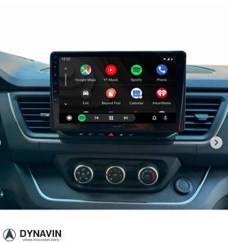 Auto radio navigatie Renault Traffic vanaf 2019 carkit usb draadloos carplay android