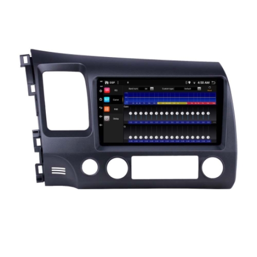 Honda Civic hybride 2007-2011 10.1 inch navigatie carkit android 13 apple carplay android auto