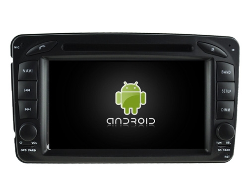 Mercedes CLK klasse w209 navigatie dvd carkit android 12 usb met apple carplay en android auto 