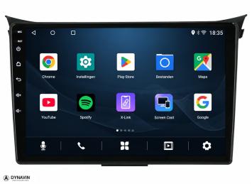 Navigatie Hyundai I30 2011-2016 android 12 carkit android auto apple carplay usb