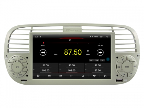 Navigatie fiat 500 2007-2015 carkit android 12 carplay android auto 