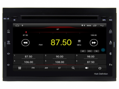 Navigatie Peugeot 307 2002-2009 dvd carkit usb android 12 carplay android auto