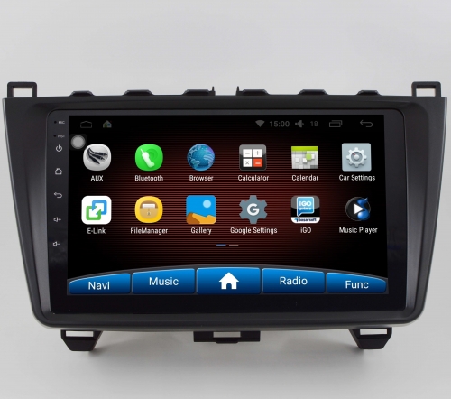 Mazda 6 2008-2012 navigatie  touchscreen carkit android 12 apple carplay en android auto