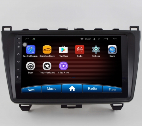 Mazda 6 2008-2012 navigatie  touchscreen carkit android 12 apple carplay en android auto