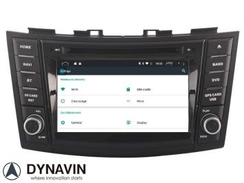 Suzuki Swift 2010-2017 radio navigatie Android 12 carkit usb apple carplay android auto