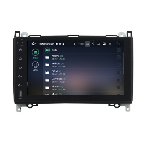 Mercedes sprinter 2006-2020 navigatie 10 inch carkit apple carplay android 13 64GB usb