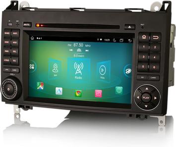 Mercedes viano navigatie dvd carkit android 13 draadloos carplay android auto usb 64GB