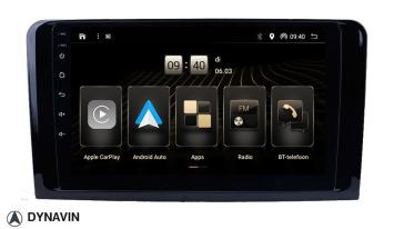 Navigatie Mercedes ML 2005-2013 dvd carkit android auto carplay met most