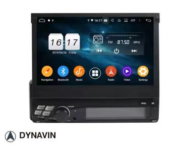 1 din navigatie klapscherm carkit android 12 draadloos apple carplay android auto