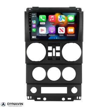 Navigatie Jeep Wrangler 2008-2011 carkit android 13 touchscreen usb apple carplay android auto