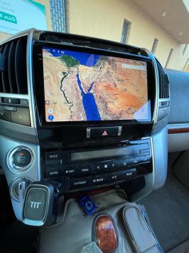 Navigatie Toyota Landcruiser 200 carkit android 11 touchscreen carplay overname DSP
