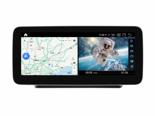 Mercedes C klasse w205 navigatie 2014-2018 carkit android 10 met draadloos carplay