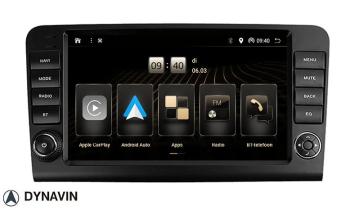 Navigatie Mercedes ML 2005-2013 dvd carkit android auto carplay met most