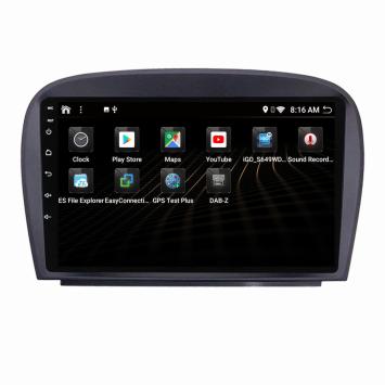 Navigatie Mercedes SL R230 2001-2011 navigatie carkit android apple carplay usb bose