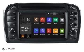 Mercedes SL R230 2001-2012 radio navigatie bluetooth android 13 draadloos apple carplay android auto overname bose