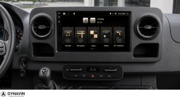 Navigatie voor Mercedes Sprinter vanaf 2018 touchScreen android 11 carkit overname boordcomputer  Carplay android auto