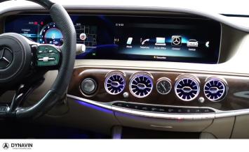 Geschikt voor Mercedes S klasse W222 premium navigatie update 12.3 inch met draadloos apple carplay en android auto