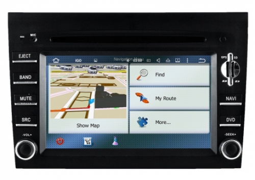 Navigatie Porsche 911  2006-2008 carkit android 10 overname bose