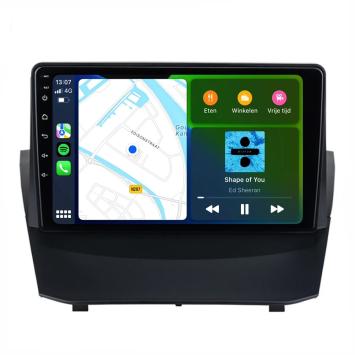 Ford Fiesta 2009-2017 navigatie carkit 10 inch android 10 met draadloos carplay