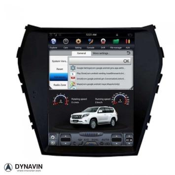 Navigatie Hyundai Santa Fe IX45 radio carkit 10,4 inch android 13 draadloos carplay android auto